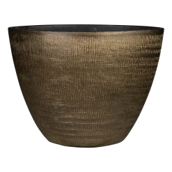Bloempot Ryan Ovaal - L46 X B18 X H35cm - Shiny Gold