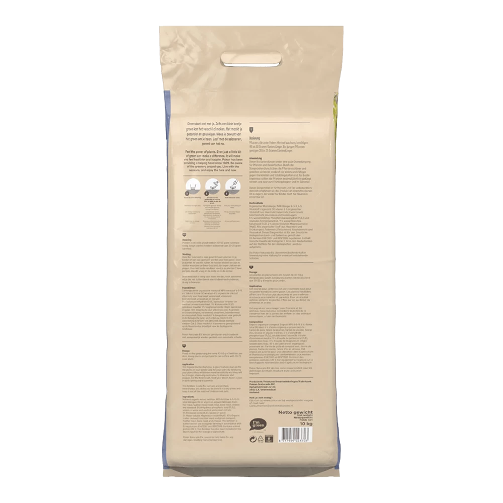 Pokon Bio Tuinmest 10kg - Tuinplanten Voeding, Gazonmeststof 4 Pokon Bio Tuinmest 10kg - Tuinplanten Voeding, Gazonmeststof - Afbeelding 2
