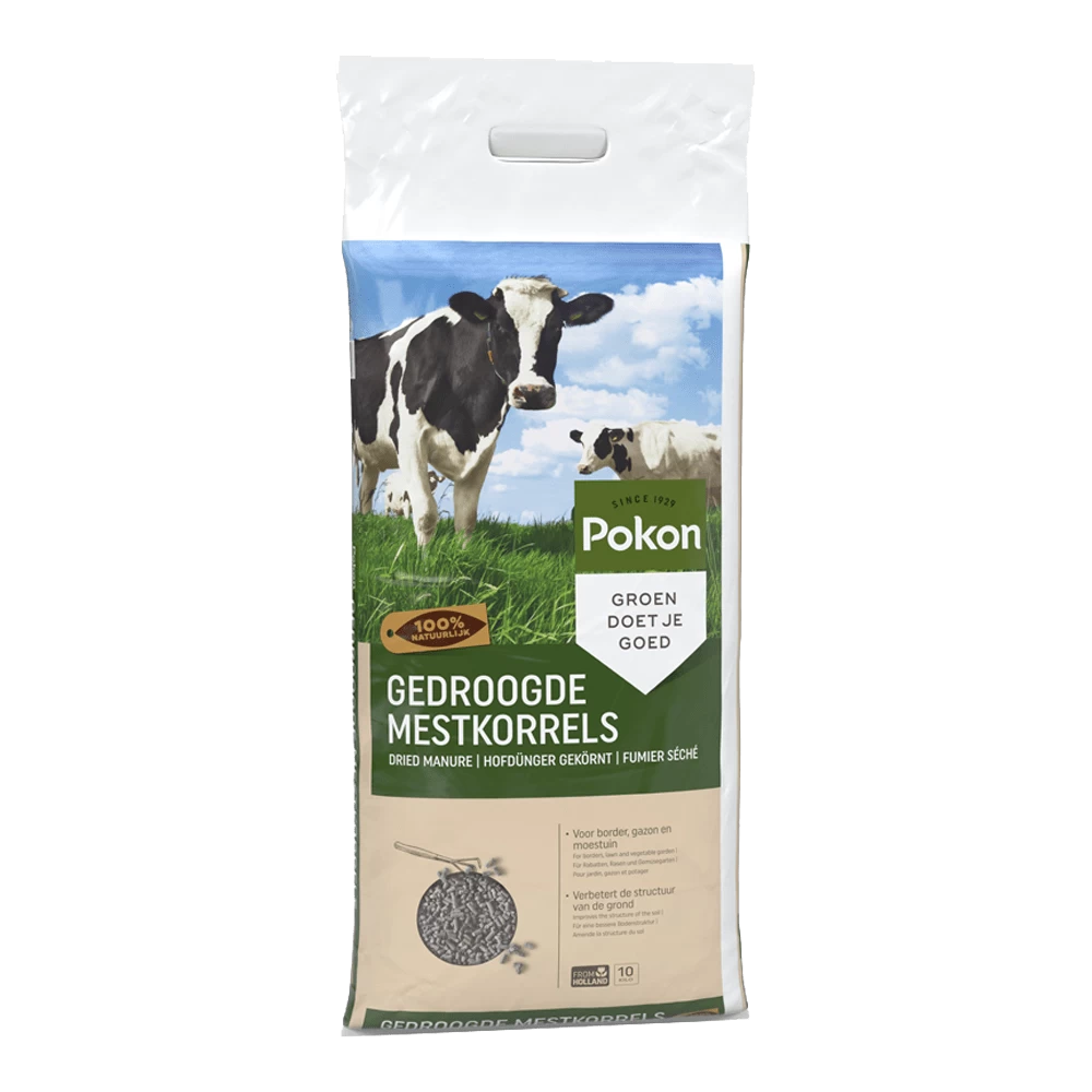 Pokon Gedroogde Mestkorrel 10kg - Tuinplanten Voeding, Gazonmeststof 3 Pokon Gedroogde Mestkorrel 10kg - Tuinplanten Voeding, Gazonmeststof
