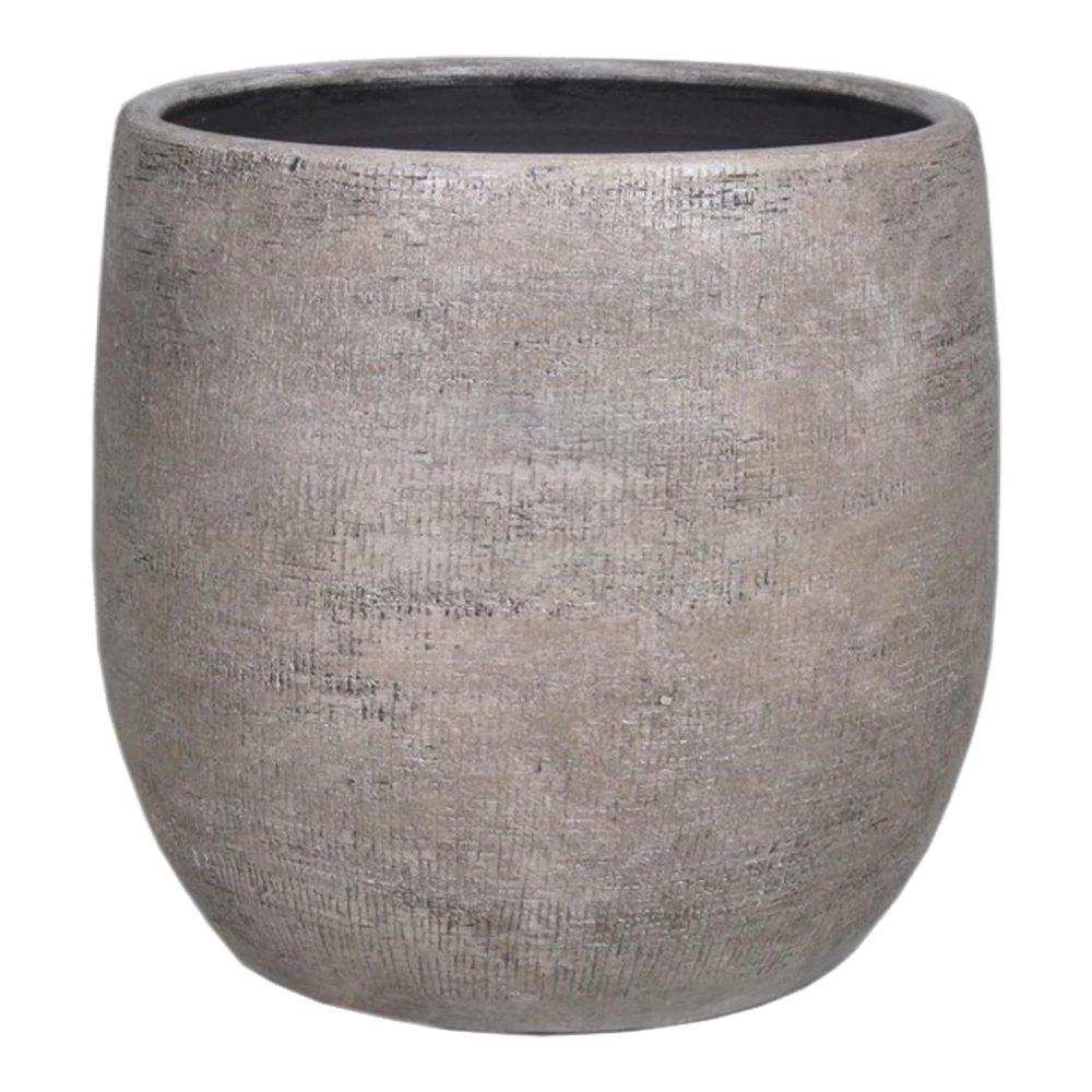 Bloempot Mira - D24 X H22cm - Wit 3 Bloempot Mira - D24 X H22cm - Wit