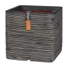 Capi Plantenbak Vierkant Nature Rib NL - L30 X B30 X H30cm - Antraciet 1 Capi Plantenbak Vierkant Nature Rib NL - L30 X B30 X H30cm - Antraciet -Tuinbenodigdheden Bevordering pot vierkant rib nl 30x30x30 antraciet plantenbak 1 5