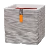 Capi Plantenbak Vierkant Nature Rib NL - L30 X B30 X H30cm - Ivoor -Tuinbenodigdheden Bevordering pot vierkant rib nl 30x30x30 ivoor plantenbak 1 5