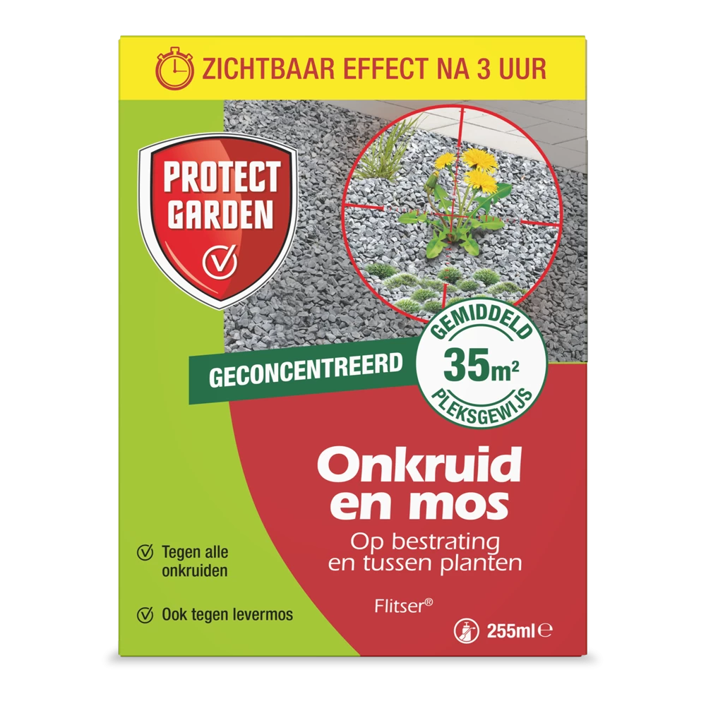 Protect Garden Flitser Concentraat 255ml - Onkruid En Aanslag 3 Protect Garden Flitser Concentraat 255ml - Onkruid En Aanslag