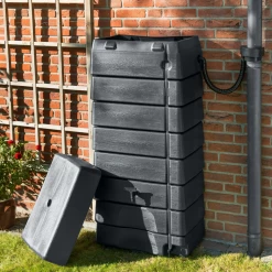 Regentank 276L Kunststof - Antraciet - H135x60x40cm - Nature 9 Regentank 276L Kunststof - Antraciet - H135x60x40cm - Nature -Tuinbenodigdheden Bevordering regentank 276l kunststof antraciet h135x60x40cm 4 1
