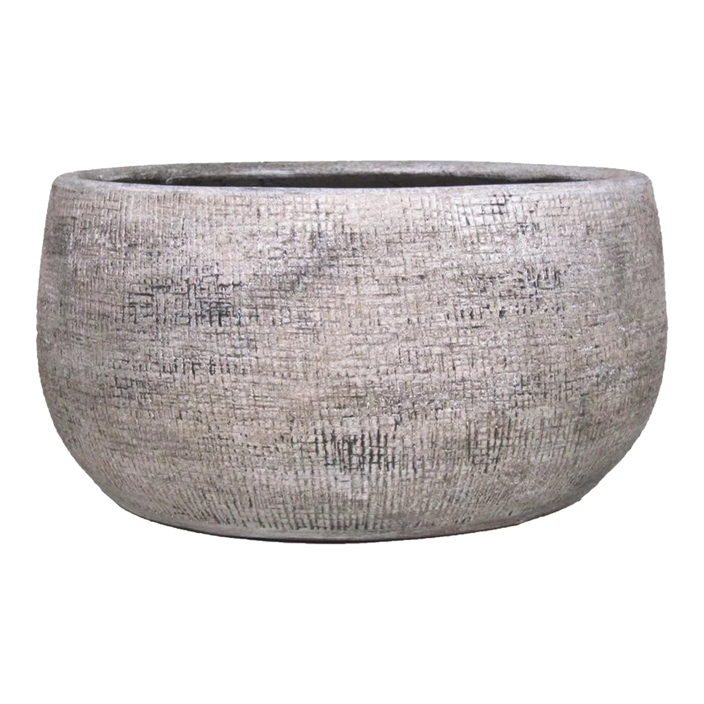 Plantenschaal Mira - D34 X H15cm - Wit 3 Plantenschaal Mira - D34 X H15cm - Wit