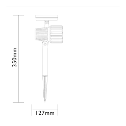 Luxform Solar Tuinspot Salamanca -Tuinbenodigdheden Bevordering solar ayr 1x salamanca solar 3 3