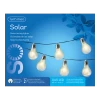 Lumineo Solar Feestverlichting Lichtsnoer - 450cm - 50 LED Lampen - Warm Wit -Tuinbenodigdheden Bevordering solar feestverlichting lichtsnoer 450cm 50 led lampen warm wit solar 1 3