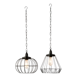 Lumineo Solar Hanglamp - LED - D28.3 X H27cm - Zwart - Assorti -Tuinbenodigdheden Bevordering solar hanglamp led d283 x h27cm zwart assorti solar 3 3