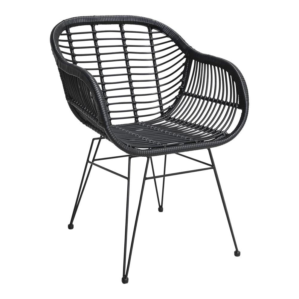 Stoel Moda Zwart 4 Stoel Moda Zwart - Afbeelding 2