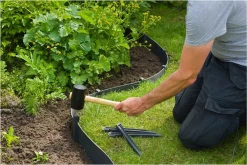 Tuinborderrand PE Zwart 3mm - 10x0,15m - Nature -Tuinbenodigdheden Bevordering tuinborderrand pe zwart 3mm 10x0 15m nature 3