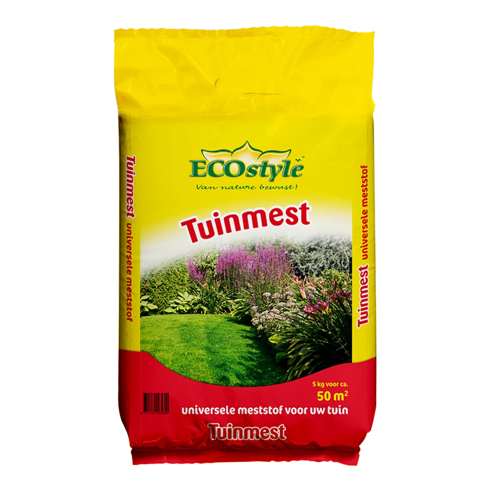EcoStyle Tuinmest 5kg - Tuinplanten Voeding, Gazonmeststof 3 EcoStyle Tuinmest 5kg - Tuinplanten Voeding, Gazonmeststof