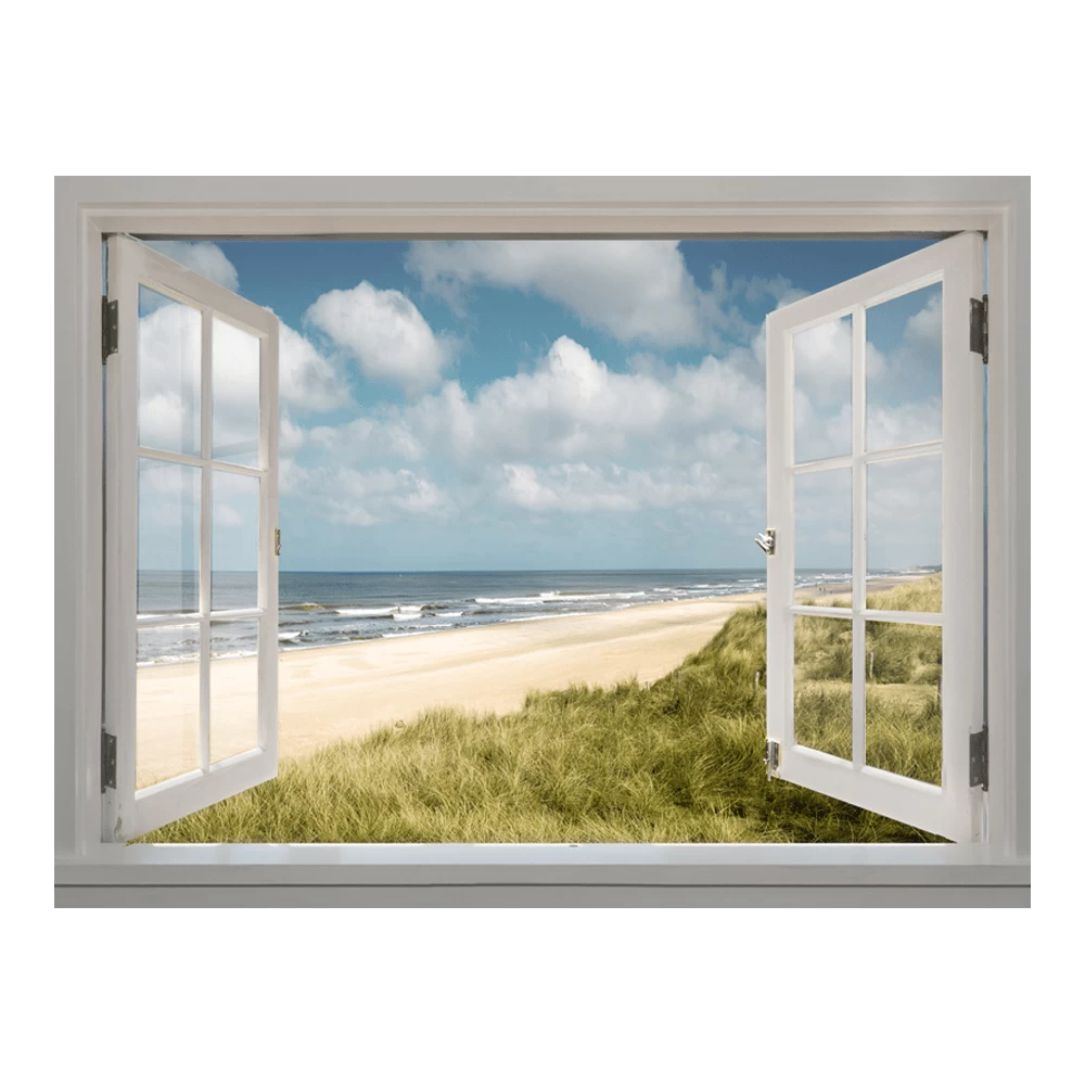 Tuinposter Kozijn - 80x60cm 3 Tuinposter Kozijn - 80x60cm