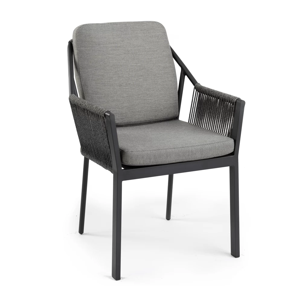 Tuinstoel Liv - Dining Stoel - Charcoal 3 Tuinstoel Liv - Dining Stoel - Charcoal