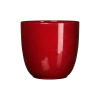 Bloempot Tusca - D25 X H23cm - Donkerrood 2 Bloempot Tusca - D25 X H23cm - Donkerrood -Tuinbenodigdheden Bevordering tusca pot rond d rood h23xd25cm bloempot 1 4