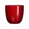 Bloempot Tusca - D28 X H25cm - Donkerrood -Tuinbenodigdheden Bevordering tusca pot rond d rood h25xd28cm bloempot 1 4