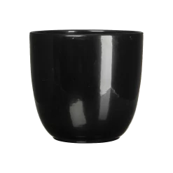 Bloempot Tusca - D28 X H25cm - Zwart