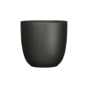Bloempot Tusca - D28 X H25cm - Mat Zwart -Tuinbenodigdheden Bevordering tusca pot rond zwart mat h25xd28cm bloempot 1 4