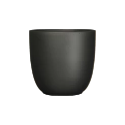 Bloempot Tusca - D28 X H25cm - Mat Zwart