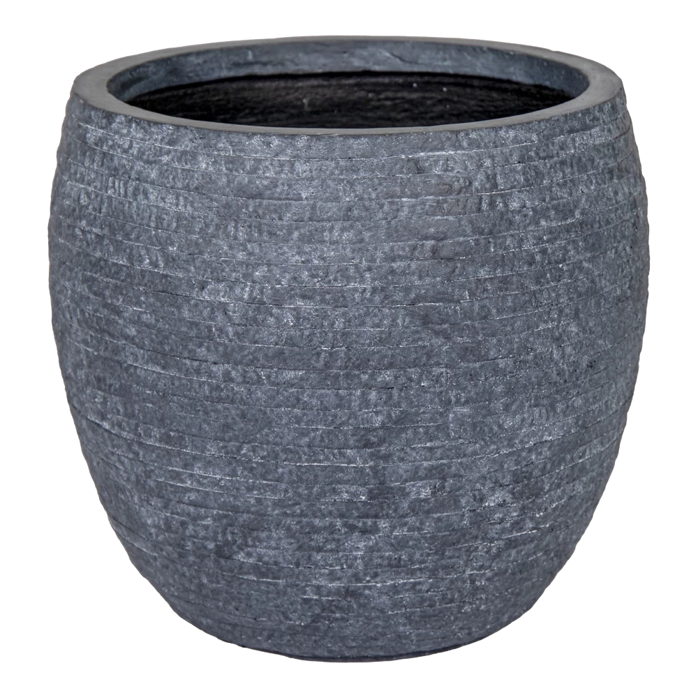 Bloempot Utah Bullet - D23 X H20.5 - Donkergrijs 3 Bloempot Utah Bullet - D23 X H20.5 - Donkergrijs