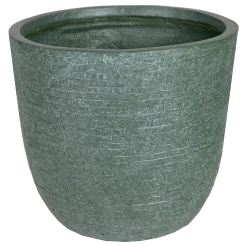 Bloempot Utah Egg Cypress Wash - D45 X H43cm - Groen