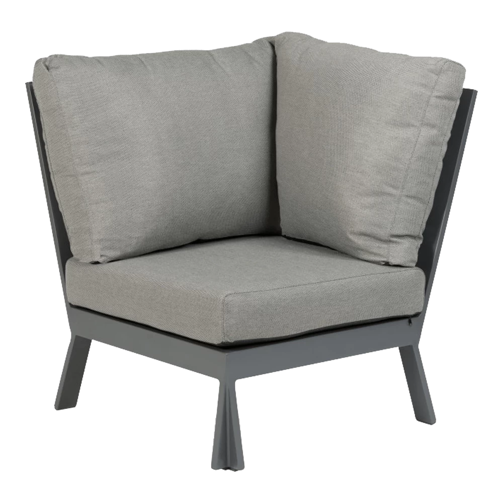 Valencia Lounge Smalle Hoek - Charcoal 3 Valencia Lounge Smalle Hoek - Charcoal