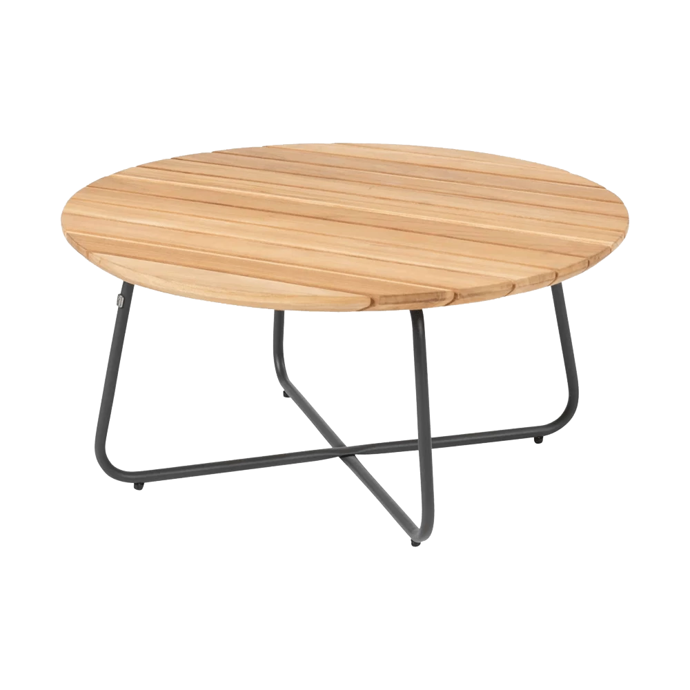 Verdi Coffee Tafel - U00f8 73 Cm - Natural Teak 4 Verdi Coffee Tafel - U00f8 73 Cm - Natural Teak - Afbeelding 2