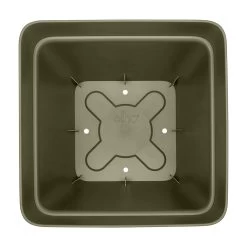 Bloempot Elho Vibia Campana Vierkant 30cm - Saliegroen -Tuinbenodigdheden Bevordering vibia campana vierkant 30 plantenbak saliegroen 3 6